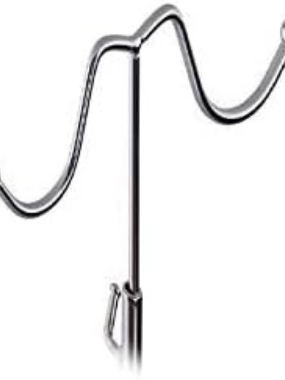 Stainless Steel Double Hook Adjustable Bag Holder